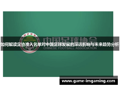 如何解读足协准入名单对中国足球发展的深远影响与未来趋势分析